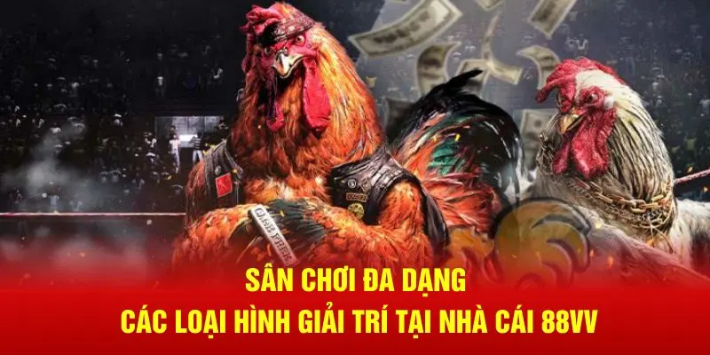 Sân chơi đa dạng các loại hình giải trí tại nhà cái 88VV